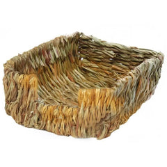 HOT SALES!!! Woven Grass Small Pet Rabbit Hamster Guinea Pig Cage Nest House Chew Toy Bed