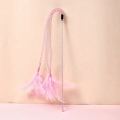 Cat Toy Self Hi Feather Toys for Cats Playing Stick Bite Resistant Cat Toys Interactive Funny Cats Toy with Bell Pet Products