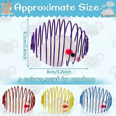 Cat Toy Balls Funny Stretchable Kitten Springs Toys Interactive Caged Rats Rolling Cat Balls Random Color Cat Accessories Pet