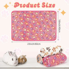 Soft Sleep Mat for Hamster Pet Pee Pad Puppy Kitten Blanket Bed Mat Guinea Pig Plush Mat Bed Small Animal Mat for Rabbit Hamster