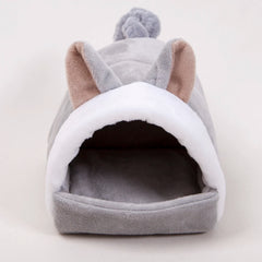 Cute Mini Cage Rabbit Squirrel Winter Warm Mat Guinea Pig Nest Hamster House Small Animal Sleeping Bed Pet Cage Supplies