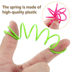 Cat Spring Toy , Cat Kittens Toys Plastic Coil Spiral Springs for Swatting, Biting, Hunting, and Active Healthy Play