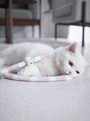 Cat Toy Feather Cat Teaser Wand Cat Interactive Toy Funny Caterpillar Colorful Rod Teaser Wand Pet Cat Supplies Cat Accessory