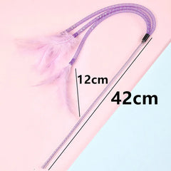 Cat Toy Self Hi Feather Toys for Cats Playing Stick Bite Resistant Cat Toys Interactive Funny Cats Toy with Bell Pet Products