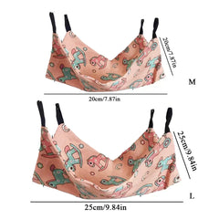 Pets Hammock Cotton Hamster Mouse Hanging Bed Small Pet Hamster Rabbit Double Layer Warm Sleep Nests Hanging Hammock Supplies