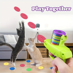 with 15pcs Reusable Soft bullets Pet Hunting Interactive Toy Dog Cat Pet Supplies Funny Cat Toys Creative Turnip Gun