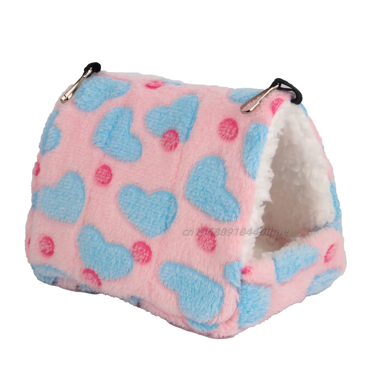 Cute Hamster House Winter Thickening Warm Soft Beds New Bread Small Animal Nest for Hamster Hedgehog Rabbit Pet Accessories 2024