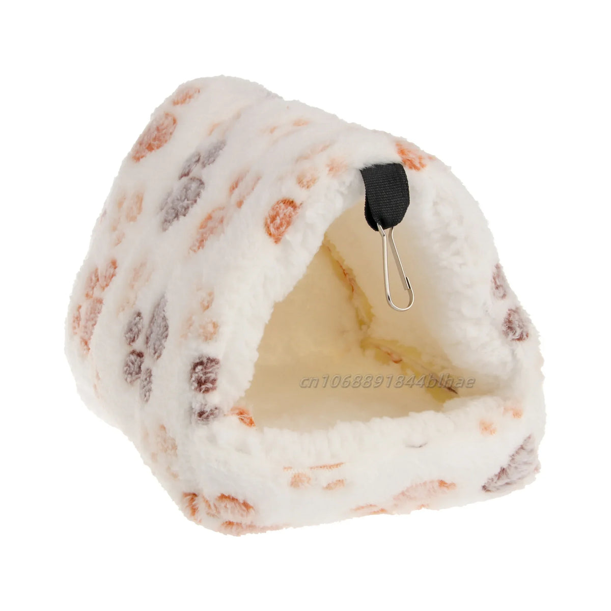 Cute Hamster House Winter Thickening Warm Soft Beds New Bread Small Animal Nest for Hamster Hedgehog Rabbit Pet Accessories 2024