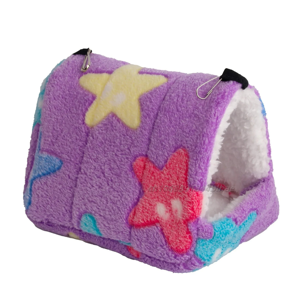 Cute Hamster House Winter Thickening Warm Soft Beds New Bread Small Animal Nest for Hamster Hedgehog Rabbit Pet Accessories 2024