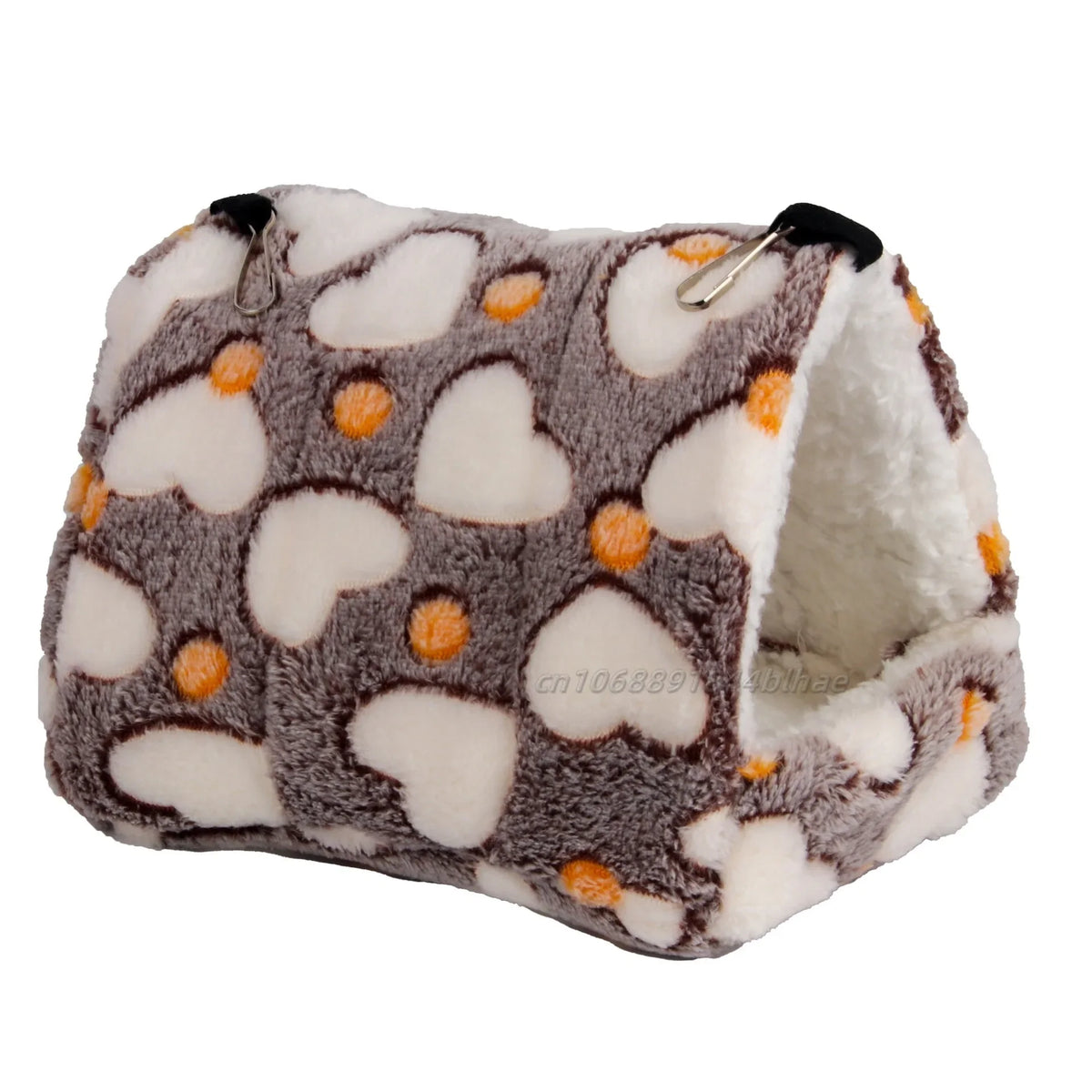 Cute Hamster House Winter Thickening Warm Soft Beds New Bread Small Animal Nest for Hamster Hedgehog Rabbit Pet Accessories 2024